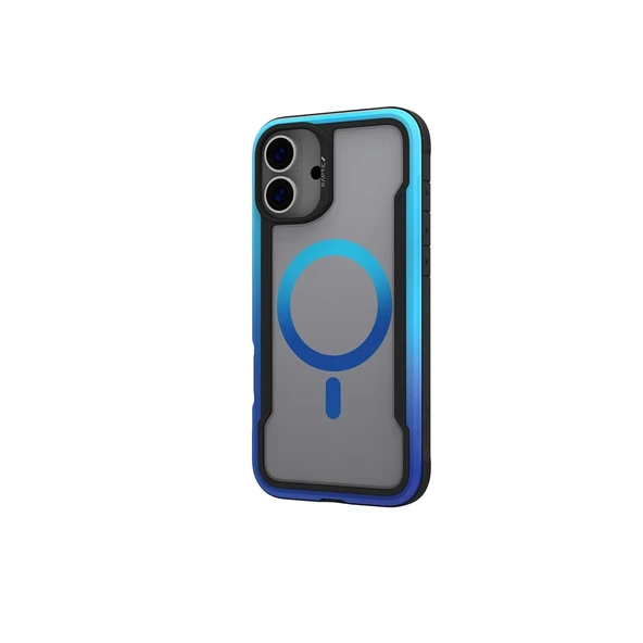 Apple iPhone 16 Pro Kılıf Magsafe Şarj Özellikli Airbagli Raptic Shield 2.0 Serisi Şeffaf Arka Yüzey Kapak - Resim 2