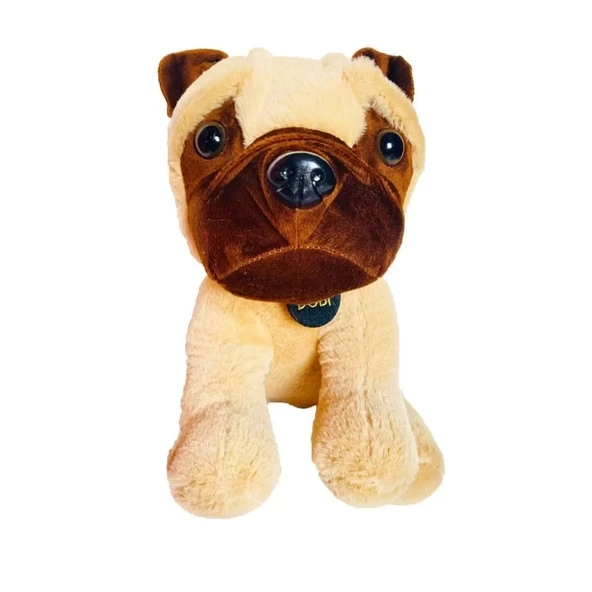 1436 Dobi Köpek 30 Cm Kahverengi -selay Oyuncak