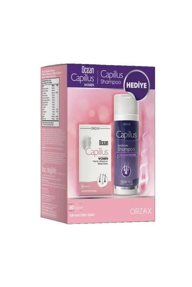 Ocean Capillus Women 60 Tablet Şampuan Hediyeli