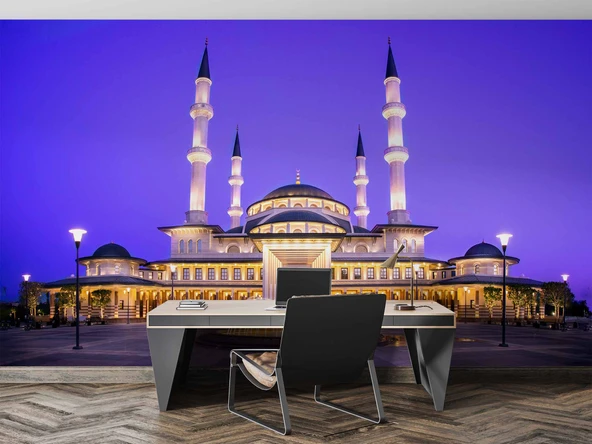 Ankara Beştepe Camii Duvar Kağıdı - Resim 2