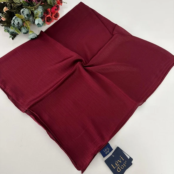 Levidor Jan Jan Eşarp Bordo JU0105