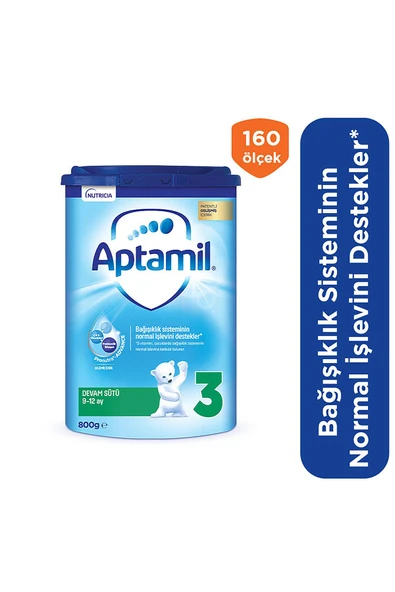 3 Devam Sütü 800 G 9-12 Ay Akıllı Kutu