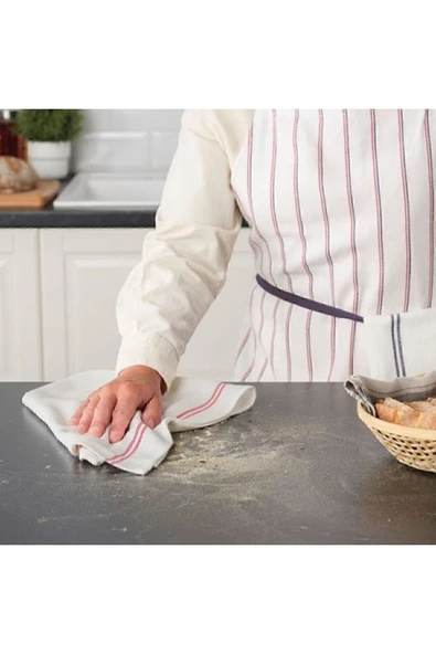 IKEA Hıldegun Kurulama Bezi Kırmızı Beyaz - 2