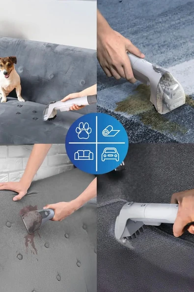 Kiwi Kcc-4321 Buharlı Koltuk ve Halı Yıkama Leke Çıkartma Makinesi - Resim 4