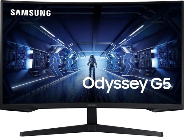 Samsung Odyssey G5 LC32G55TQBUXUF 32" 1 ms 2K Curved 144 Hz Oyuncu Monitörü - Teşhir