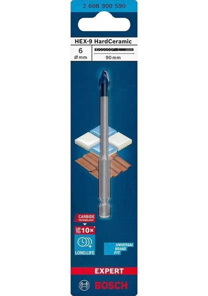 Bosch Expert Hex-9 Hardceramic Delme Ucu 6 X 90 MM - 2608900590 - 2