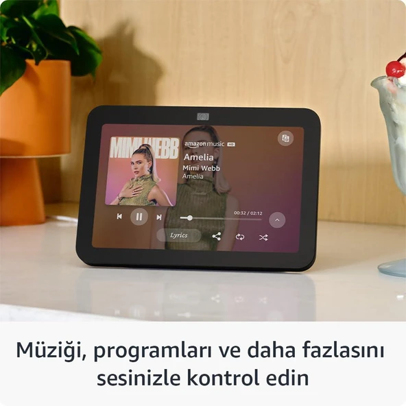 Amazon Echo Show 8 | 3. Nesil | Alexa | Akıllı Ev Asistanı | Beyaz - 2