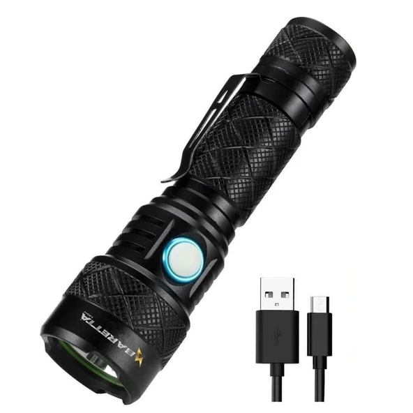 Baretta Bt-55 2500 Lümen Cree Xml L2-u2 Led Şarjlı El Feneri - Resim 2