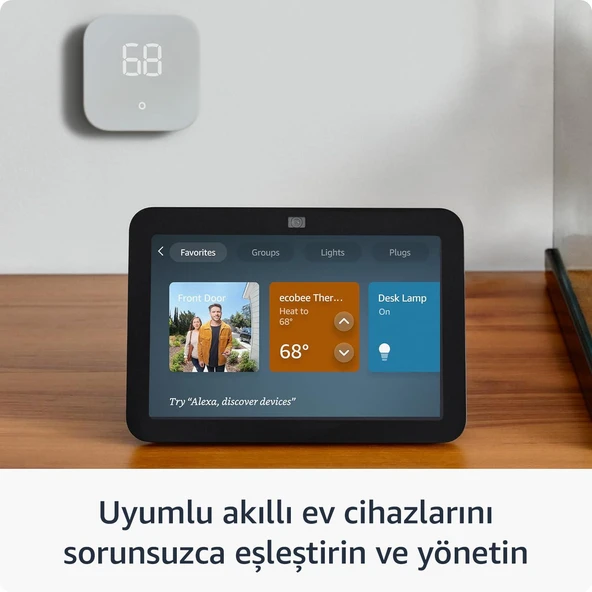 Amazon Echo Show 8 | 3. Nesil | Alexa | Akıllı Ev Asistanı | Beyaz - 4