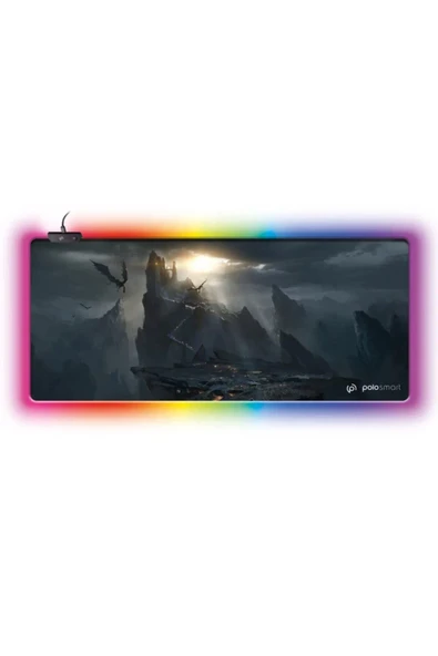 Polosmart Pgm15 Rgb Işıklı Gaming Mouse Pad Ekstra Büyük Boy 70x30 cm - 3