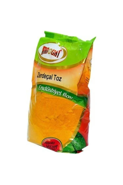Baharat Zerdeçal Toz 1 Kg 1. Kalite Toz Zerdeçal Endüstriyel Boy