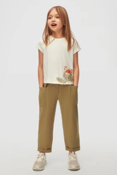 Kız Çocuk Paprika Tshirt 38547
