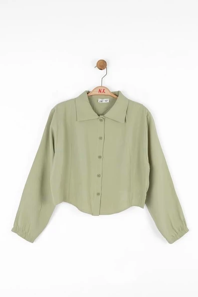 Kız Çocuk Frozen Gömlek - Resim 5