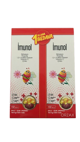 İmunol Şurup  150 ML 1 ALANA 1 BEDAVA
