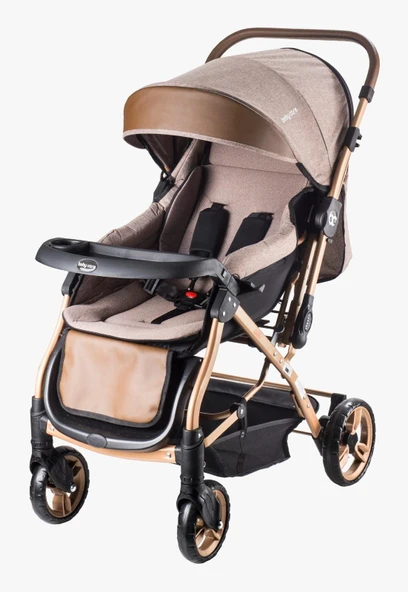 Baby Care 65 Capron Çift Yönlü Bebek Arabası Kahve - 5