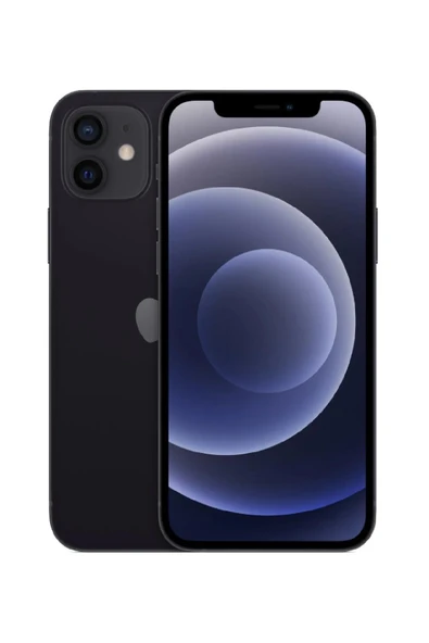 Yenilenmiş Apple iPhone 12 256GB Siyah CGrade (12 AY GARANTİLİ - YETKİLİ YENİLEME MERKEZİ NSMART) - 1