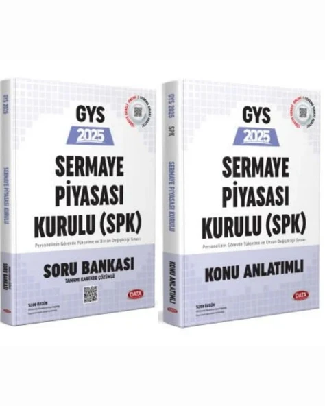 Data 2025 Sermaye Piyasa Kurulu (SPK) GYS Soru + Konu 2 li Set - 2