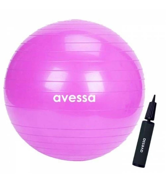 AVESSA 55 CM PİLATES TOPU POMPA HEDİYELİ PLT-55