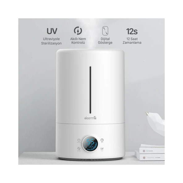 Deerma Ultraviyole Ultrasonic Soğuk Buhar Makinesi F628S - 3