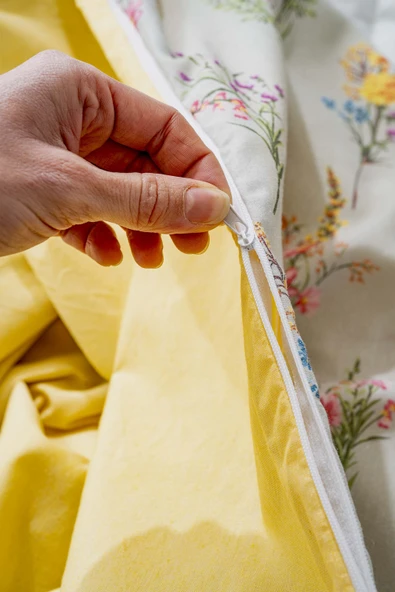 Rivaİstanbul Begonvil Tek Kişilik Nevresim Takımı Pamuklu - Resim 7