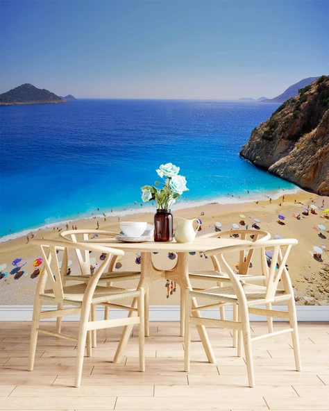 Antalya Kaputaş Plajı Manzaralı Duvar Kağıdı - Resim 5