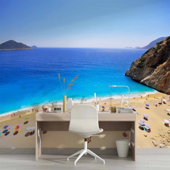 Antalya Kaputaş Plajı Manzaralı Duvar Kağıdı - Resim 4