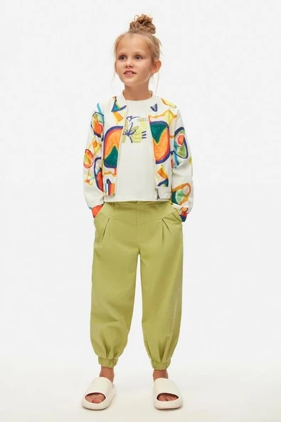 Kız Çocuk Pesto Pantolon 58500 - 7