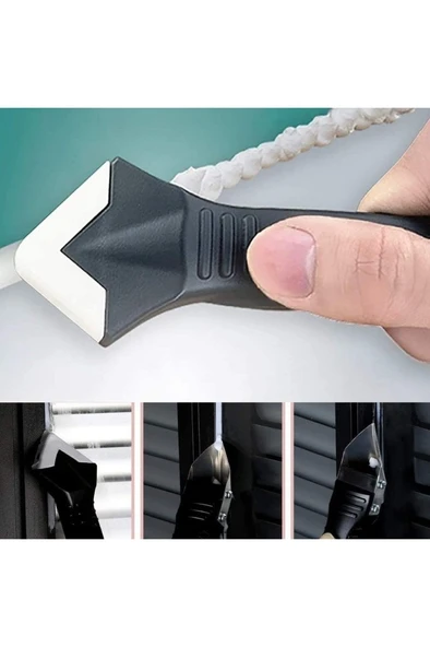 Plastik Spatula Silikon Fayans Derz Alçı Kazıyıcı Sıyırıcı Uygulama Aparatı - 4