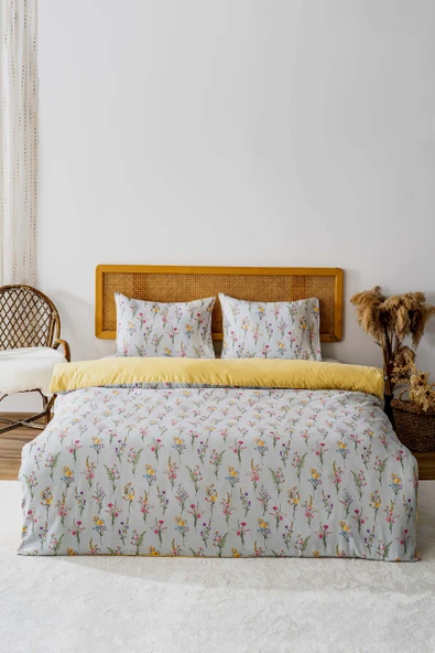 Rivaİstanbul Begonvil Tek Kişilik Nevresim Takımı Pamuklu - Resim 3