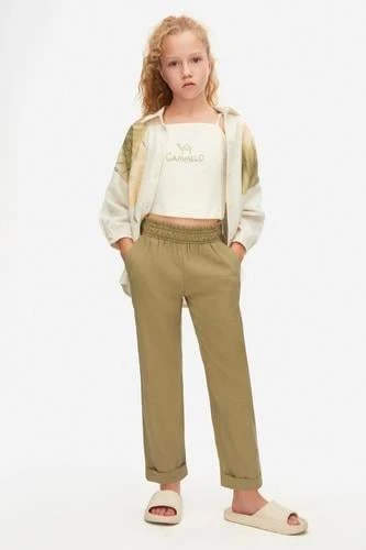 Kız Çocuk Moss Pantolon 58302