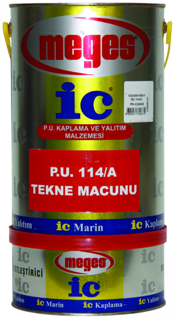 PU 114/A Tekne Macunu + Sertleştirici Takım