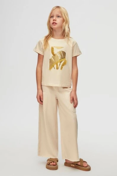 Kız Çocuk Papyrus Pantolon 58318