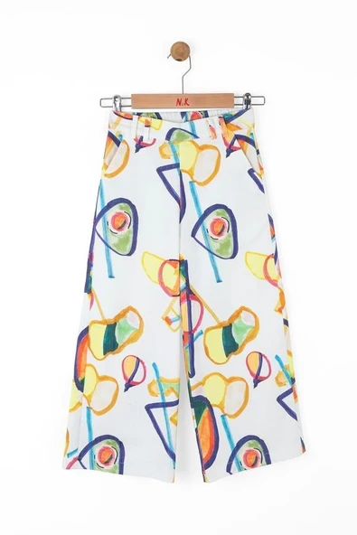 Kız Çocuk Rainbow Pantolon 58503 - 6