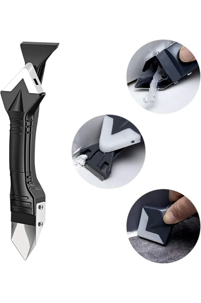 Plastik Spatula Silikon Fayans Derz Alçı Kazıyıcı Sıyırıcı Uygulama Aparatı - 2
