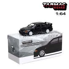 Tarmac Works 1/64 Mitsubishi Lancer GSR Evolution III Black - GLOBAL