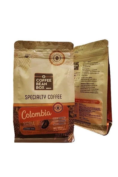COLOMBİA ÇEKİRDEK SİNGLE ORJİN SPECIALTY COFFEE 250 GR - 6