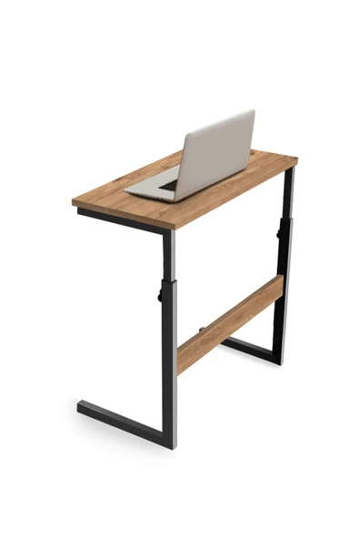 servetavcı Yükseklik Ayarlı Laptop Sehpası Çalışma Masası Yemek Sehpası - Atlantik Çam - 2