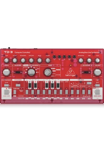Behringer TD-3-SB / Analog Synthesizer (Kırmızı) - 4