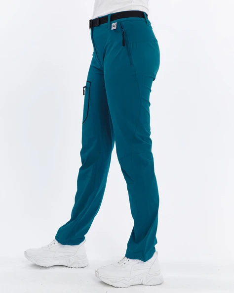 Mapamyumco Quick Dry Kadın Trekking Pantolon-MAVİ - Resim 5