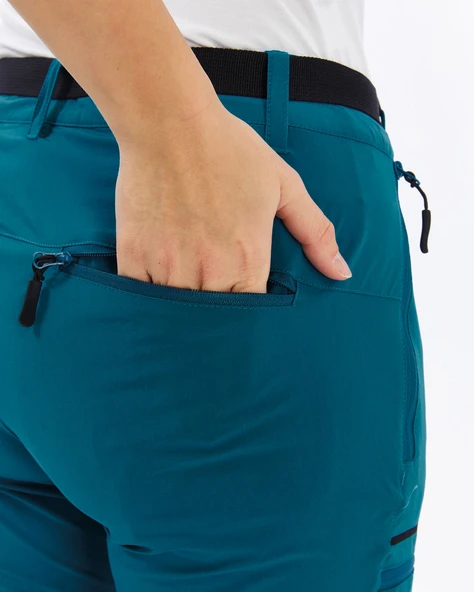 Mapamyumco Quick Dry Kadın Trekking Pantolon-MAVİ - Resim 8