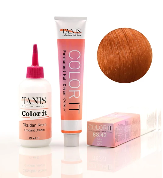 TANİS COLOR-IT (100 ML) Permanent Saç boyası 88.43 (Safran) ürün görseli 1