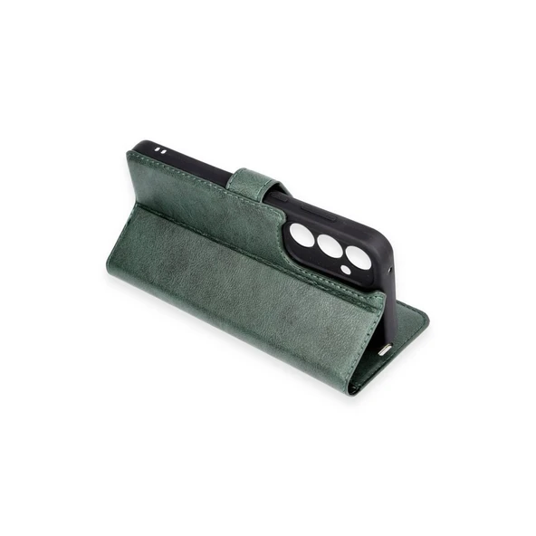 Samsung Galaxy S25 Ultra Uyumlu 360 Tam Kaplar Kapaklı Cüzdan Standlı Kartvizitli Kılıf - 6