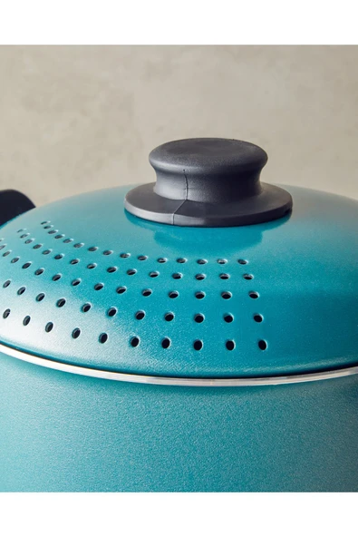 CEM Alüminyum Makarna Tenceresi Yeşil 20 CM - 5