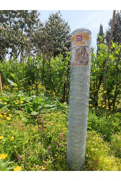 Hastel Bahçe Teli 1,2 Metre Yükseklik , 20 Metre Uzunluk Çap 1.1mm. Göz Aralığı 7x7 Cm. - 3
