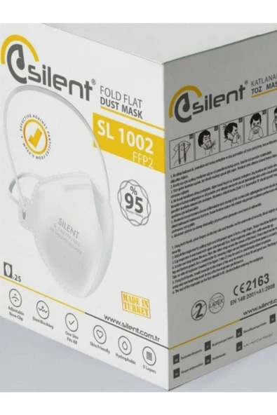 SİLENT Sl1002 Nr Toz Maskesi Ffp2