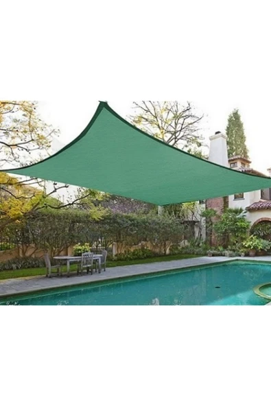 CLK 4m X 100m Gölgelik File Koyu Yeşil Gölgeleme Filesi Bahçe Çit Örtüsü - 3