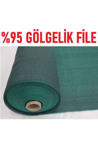 CLK Koyu Yeşil 1.5m x30 m Gölgelik File %95 Gölgeleme Filesi Bahçe Çit Örtüsü