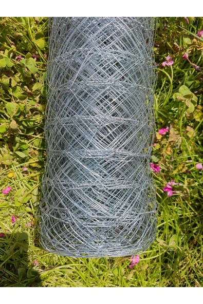 Hastel Bahçe Teli 1,2 Metre Yükseklik , 20 Metre Uzunluk Çap 1.1mm. Göz Aralığı 7x7 Cm. - 2