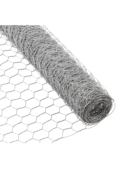 Bahçe Çit Teli Örgülü Tel 120cm 7x7 Göz Aralığı 20mt Uzunluk 1.6mm Kalınlık