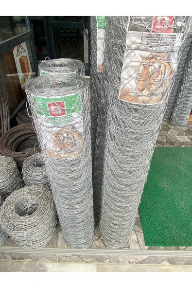 Hastel 7x7 Göz Aralığında 1,20 Mt Yüksekliğinde, 20 Mt Uzunluğunda Örgülü Çit Teli - 3